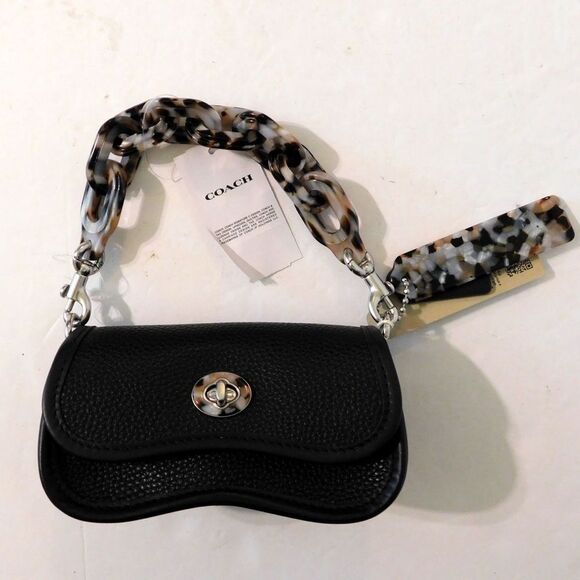 Coach Handbags - Coachtopia Mini Wavy Dinky With Crossbody Strap In Coachtopia Leather
